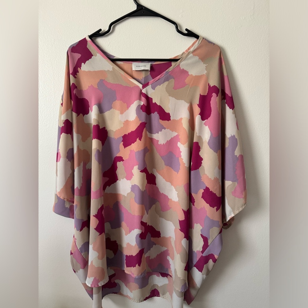 Women’s Colorful V Neck Top